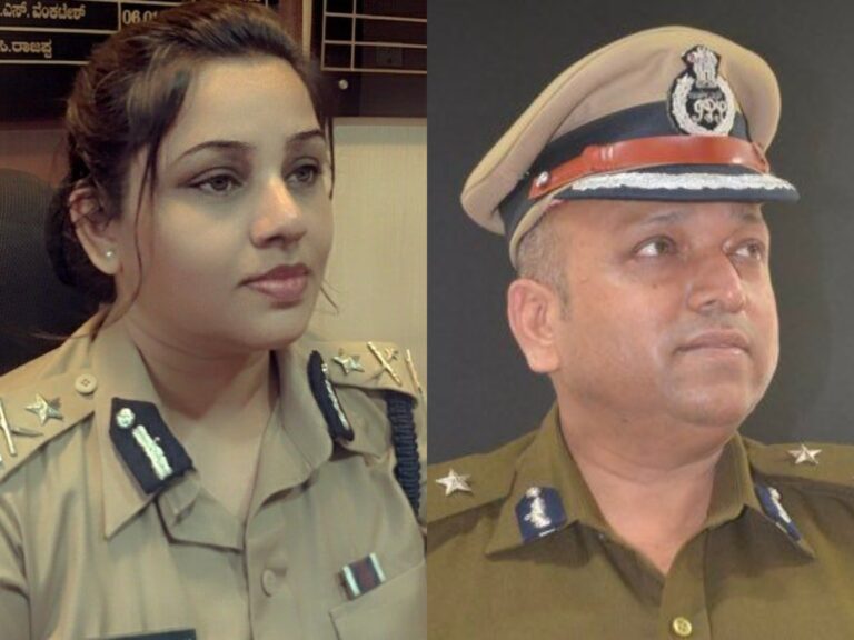IPS D Roopa and IPS Hemat Nimbalkar