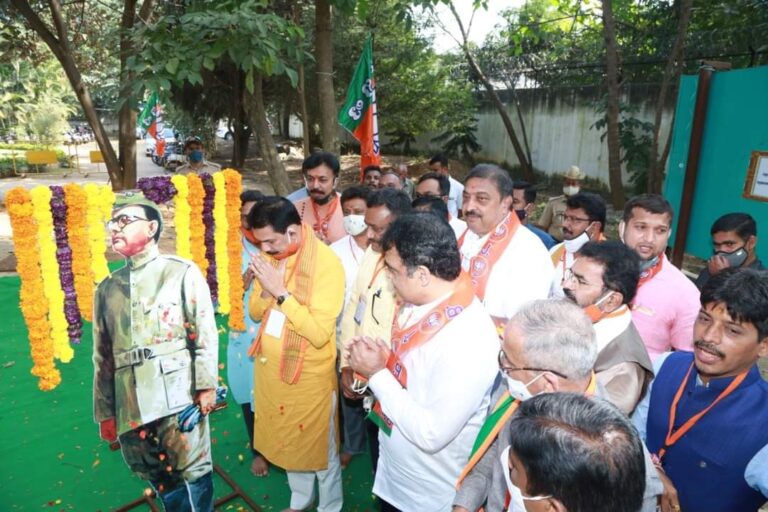 BJP Nalin Kumer Kateel at a event in Bengaluru