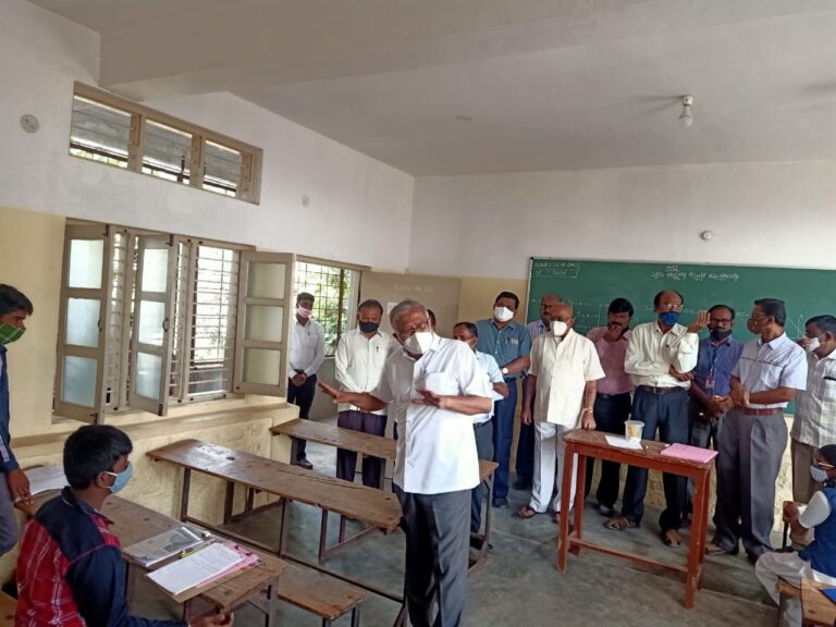 Suresh Kumar in Ramanagar school
