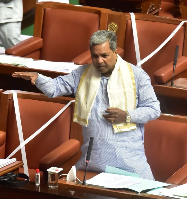Siddaramaiah in legislative assembly