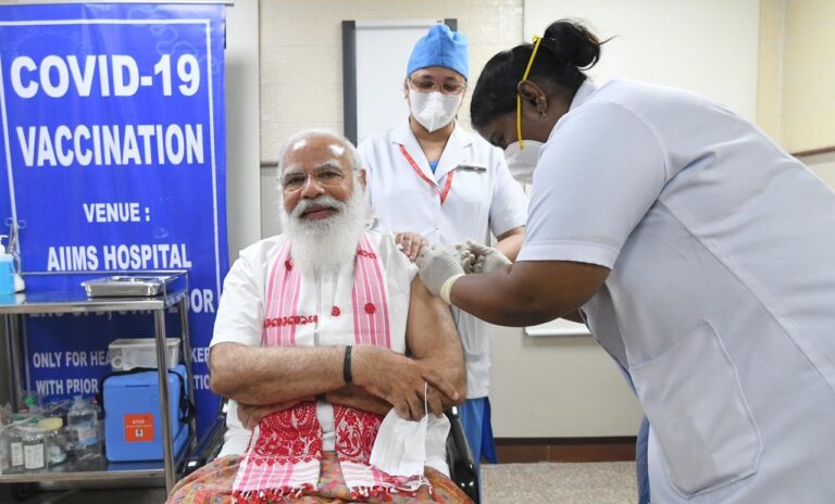Narendra Modi Covid Vaccine