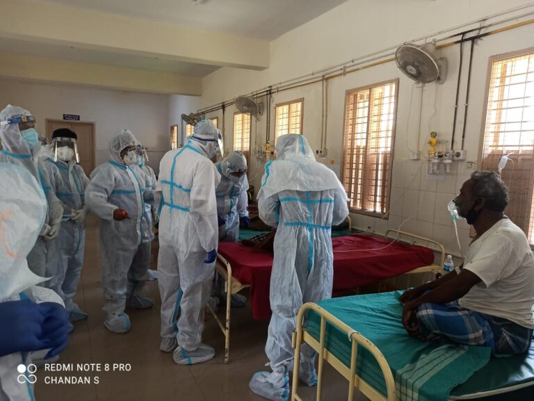 Covid-19: ಕರ್ನಾಟಕದಲ್ಲಿ 24 ಗಂಟೆಗಳಲ್ಲಿ 58,395 ಮಂದಿ ಗುಣಮುಖ; 30,309 ಹೊಸ ಪ್ರಕರಣ 8 Covid PPE kit ward1