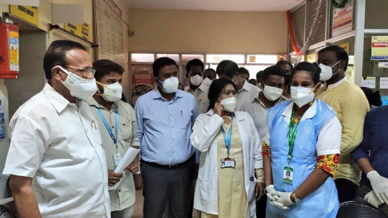 Sadananda Gowda visit to CCC in Bengaluru