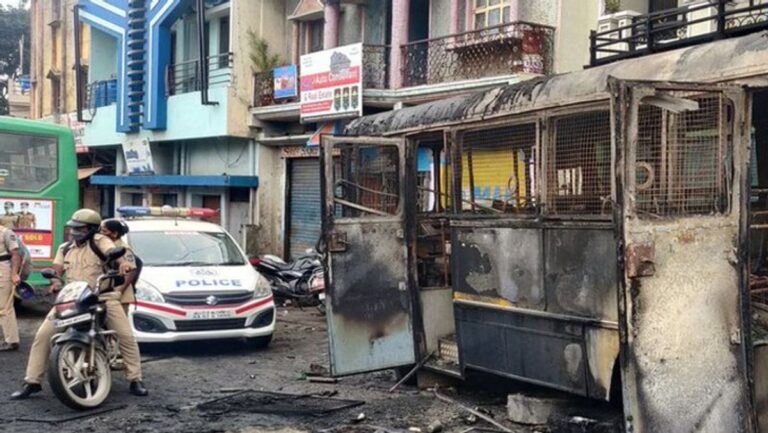 KG Halli riot picture