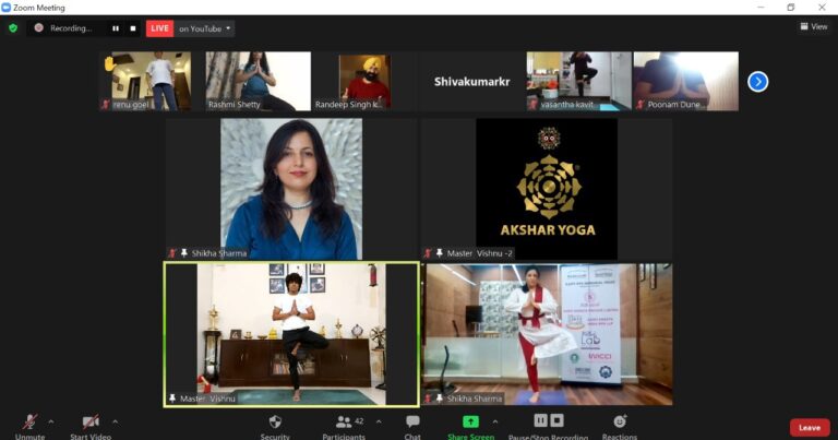 WICCI YOGA DAY CELEBRATIONS RECEIVE MASSIVE RESPONSE