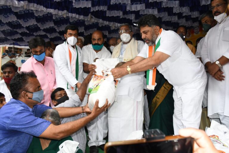 5000 food kit distributed in Rajajinagar ward