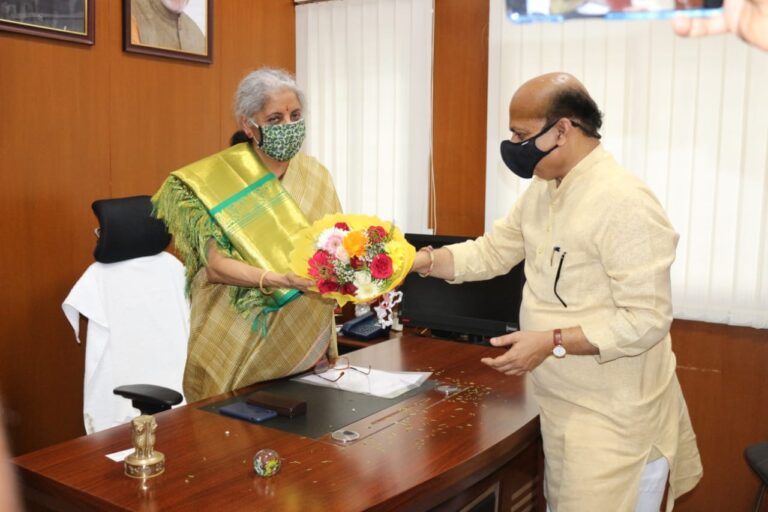 Bommai with Nirmala Sitharaman