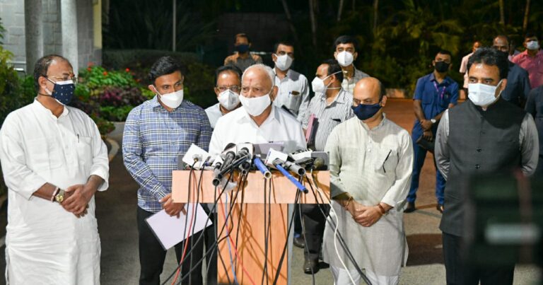 CM addressing media on July 3, 2021