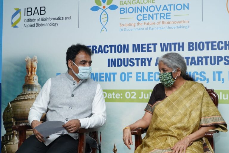 Centre will help boost biotech in Karnataka Nirmala Sitharaman