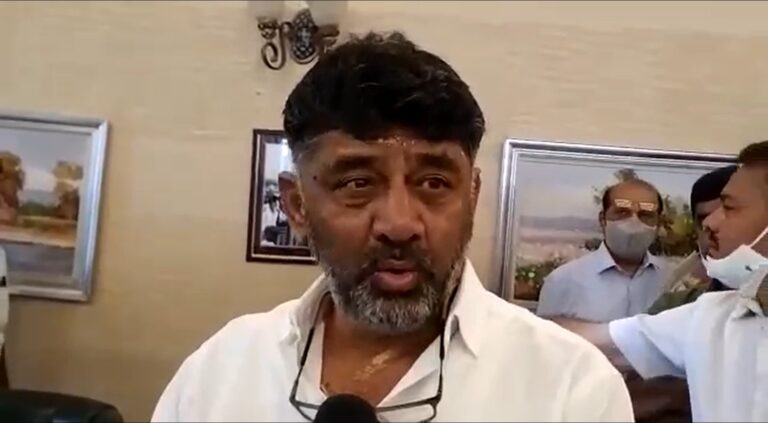 DK Shivakumar reacts on Yediyurappa's resignation