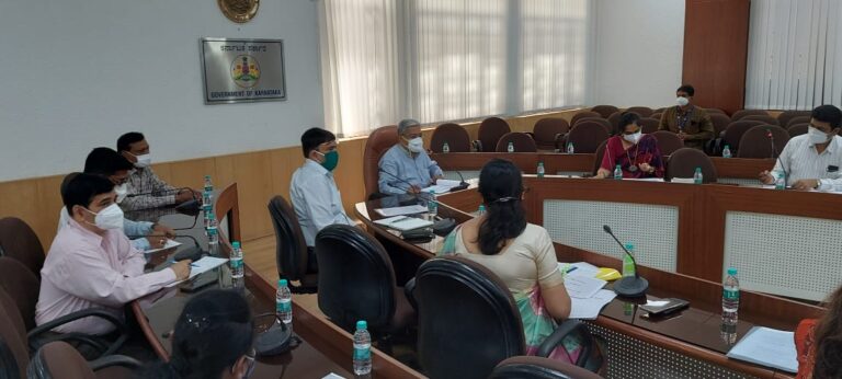 Govind Karjol meeting with power sector official