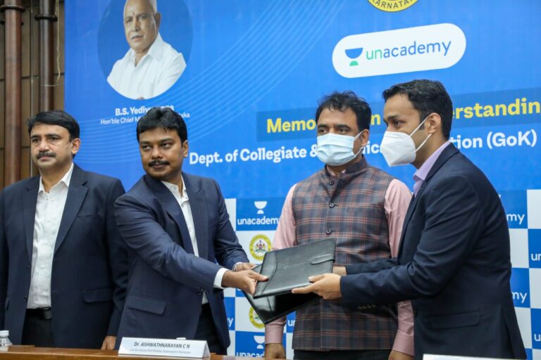 ಅನ್ ಅಕಾಡೆಮಿ ಜತೆ ಕರ್ನಾಟಕ ಸರಕಾರದ ಒಪ್ಪಂದ 7 Karnataka government enters pact with Unacademy for online training