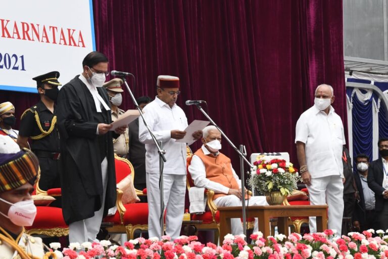Thaawarchand Gehlot takes oath as 19th Governor of Karnataka