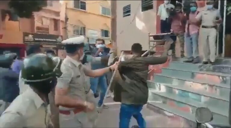 African citizen death: Angry fellow citizens attacks on Bengaluru Police