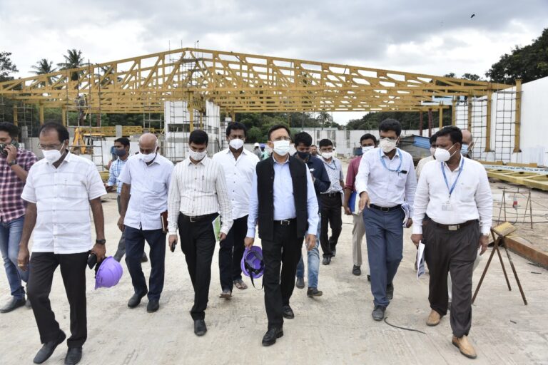 Bengaluru multi-level parking lot nearing completion
