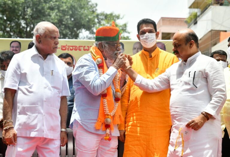 Expelled BSP MLA N Mahesh joins BJP