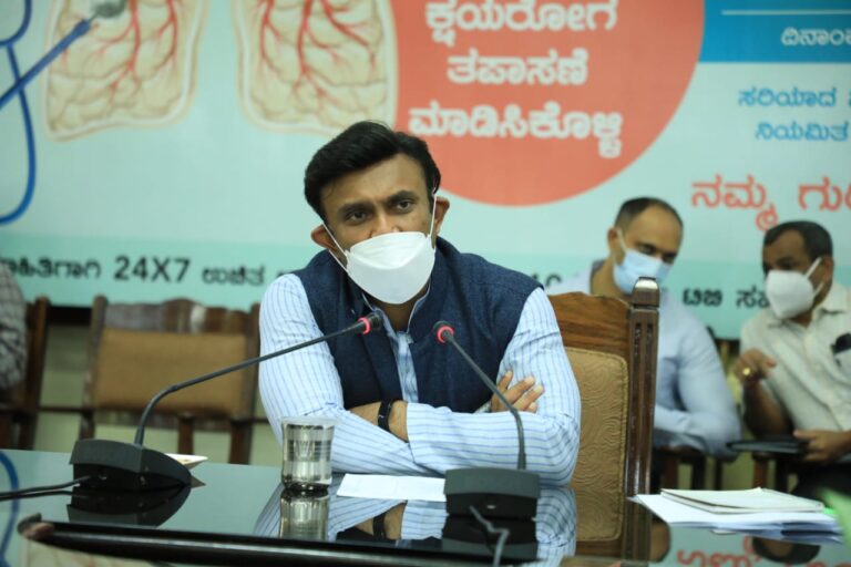 Health Minister Dr K Sudhakar urges Covid recovered people to voluntarily get evaluated for tuberculosis