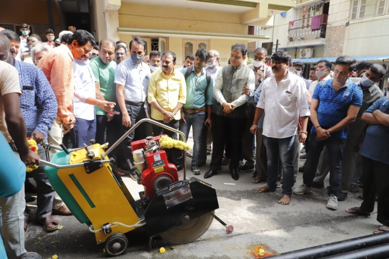 BWSSB's new Waterline works begins in Malleshwaram Constituency