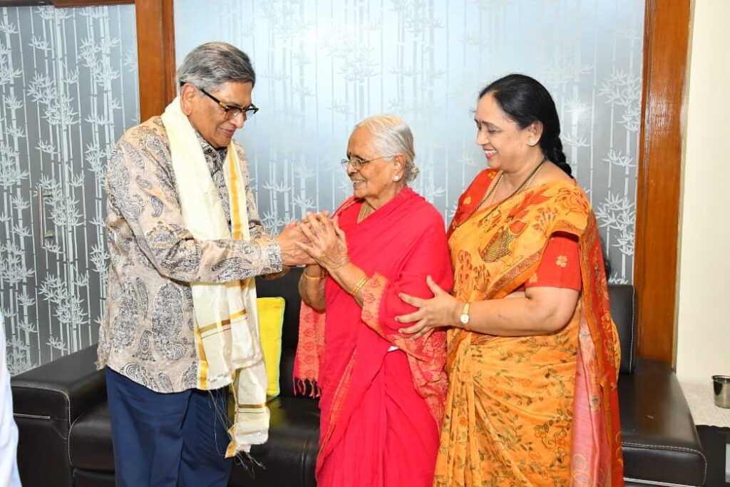 Karnataka Minister ST Somashekhar fulfilled his mother's 94th birthday wish