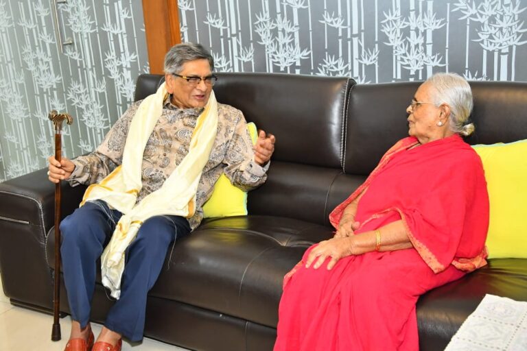 Karnataka Minister ST Somashekhar fulfilled his mother's 94th birthday wish