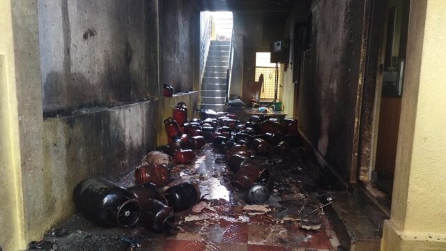 LPG cylinders explode during illegal refilling in Bengaluru, 3 injured