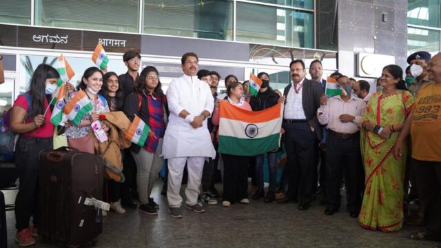 30 Karnataka students from war-hit Ukraine back in India; 12 arrived at Bengaluru