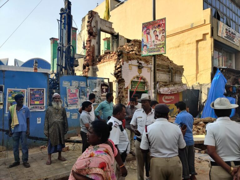 Bengaluru: Dargah wall collapses on Avenue Road; one death, two injured
