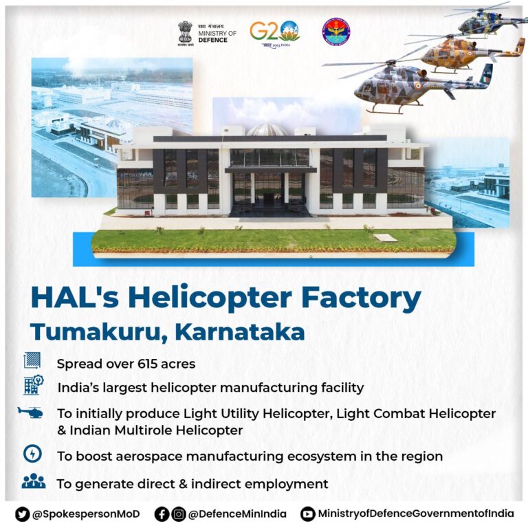 ಫೆಬ್ರವರಿ 6 ರಂದು ಪ್ರಧಾನಿ ಸಮ್ಮುಖದಲ್ಲಿ ತುಮಕೂರು ಹೆಚ್ ಹೆಚ್ ಎ ಎಲ್ ಹೆಲಿಕಾಪ್ಟರ್ ಕಾರ್ಖಾನೆ ಉದ್ಘಾಟನೆ 3 HAL helicopter factory Tumakuru