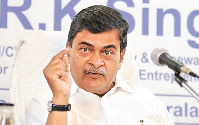 Private power supply companies are necessary to bring competitiveness in power supply Energy Minister RK Singh