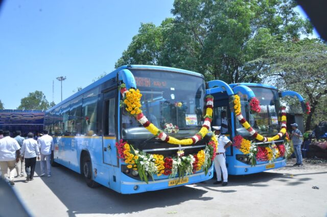 BMTC starts Volvo bus service on route number 298mn to Chikkaballapur