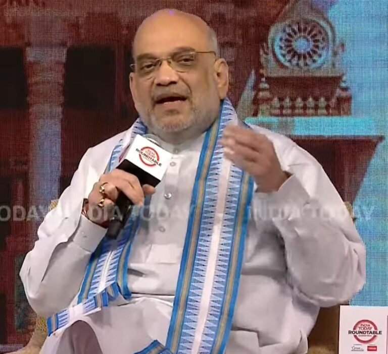 Amit Shah at India Today Round Table