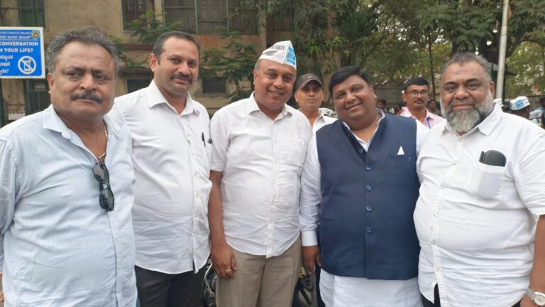 Election officials stopped AAP's disabled supporters in Bengaluru Chickpet Assembly Constitutency