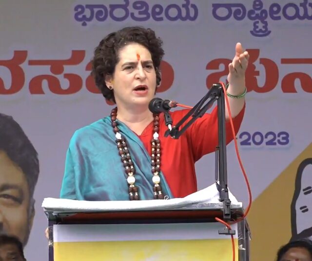 Priyanka recalled her association with people of Chikkamagaluru; 'Support Rahul like you supported Indira Gandhi'