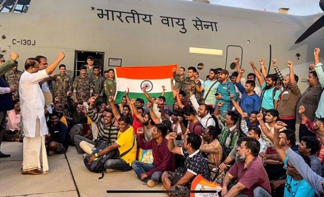 Operation Kaveri: 362 Kannadigas from war-torn Sudan land safely in Bangalore