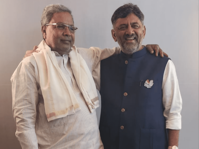 D K Shivakumar and Siddaramaiah