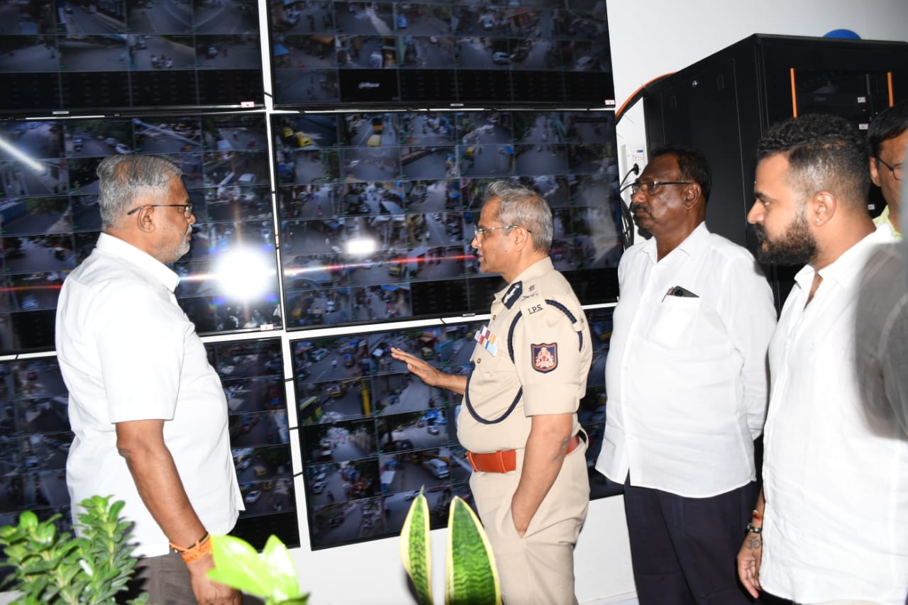 Installation of 281 CC cameras in Rajajinagar police station limits