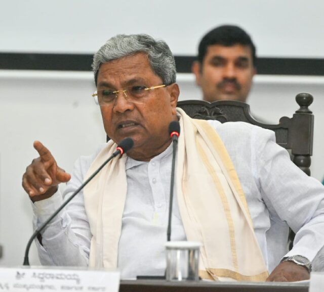 Karnataka Chief Minister Siddaramaiah