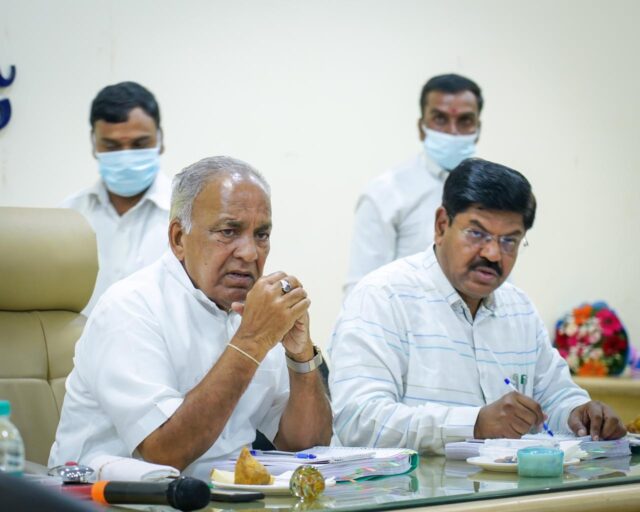Complete works within stipulated time and maintain quality: Karnataka Minister Bose Raju