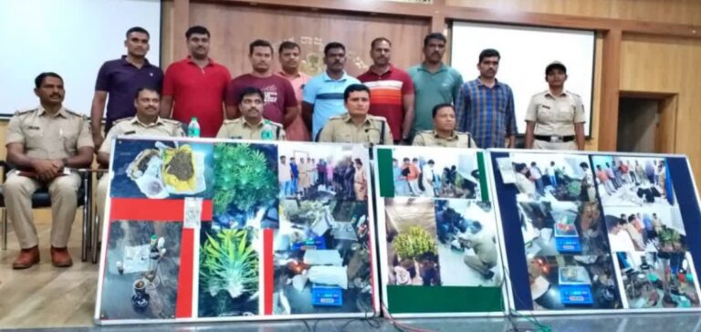 Three MBBS students arrested for growing cannabis at home on model of Poly House in Shimoga