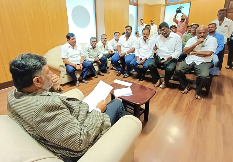 Plot for farmers who lost land to NICE project: DCM D.K. Shivakumar's promise