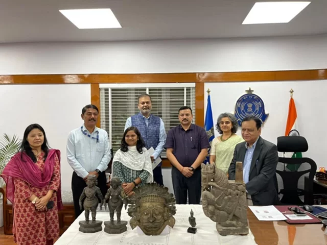 Customs Department handed over antiquities to Archaeological Survey of India