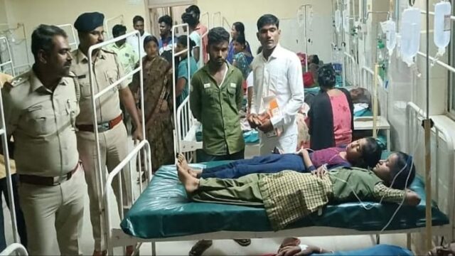 Vijayapura: More than 30 female students are sick after eating food on which a lizard had fallen