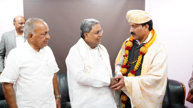 Karnataka Chief Minister Siddaramaiah congratulated ISRO Chairman S. Somnath and other scientists
