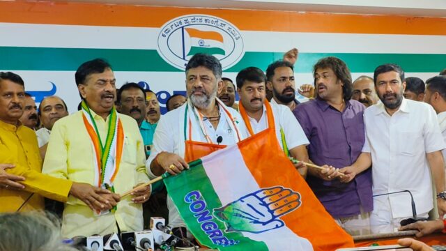 Karnataka: Congress party is not a bus to get on and off: Deputy Chief Minister DK Shivakumar