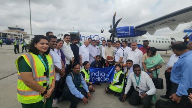 Shimoga: First Commercial Flight Commences from Kuvempu Airport