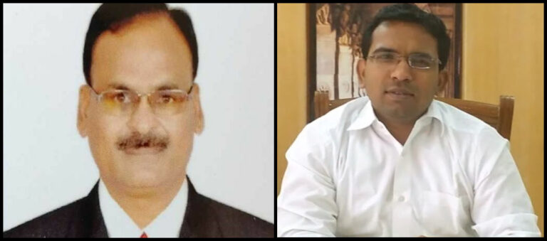 KPSC Chairman Shivashankarappa Sahukar and KPSC Secretary KPSC Chairman Vikas Kishore Suralkar