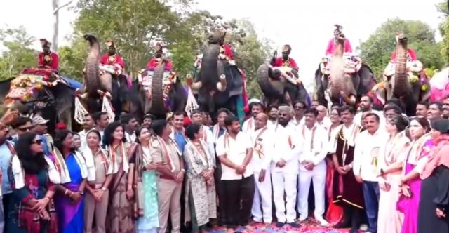 Mysore Dasara 2023: Elephant procession begins at Nagarhole