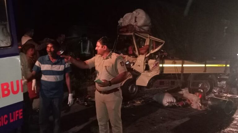 Tumkur: ತುಮಕೂರಿನಲ್ಲಿ ಸರಣಿ ಅಪಘಾತ: ಇಬ್ಬರು ಸಾವು, 7 ಮಂದಿಗೆ ಗಾಯ 3 Serial accident in Tumkur: 2 killed, 7 injured