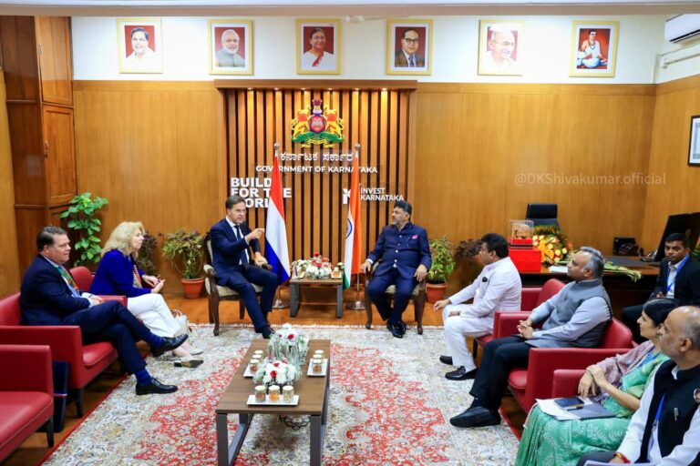 Karnataka is a favorite destination for capital investors, in other cities of the state too: DCM invites to Netherlands delegation