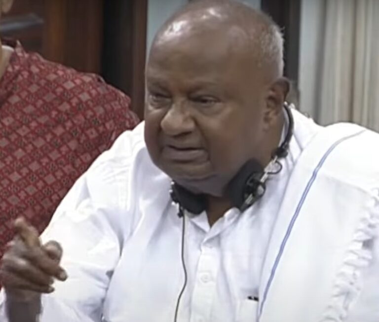 Cauvery water for Tamil Nadu: Sit together and solve Cauvery water issue: Former PM Deve Gowda appeals